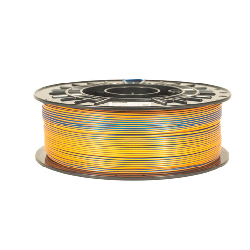 Dual - Color Silk PLA+, Silky Blue Orange Theory, 1.75mm - 3D - Fuel