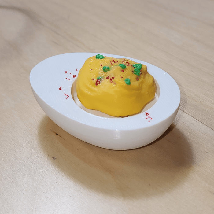 Fidget Clicker - Deviled Egg - 3D - Fuel